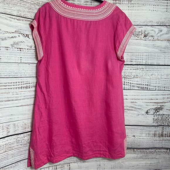 Boden Pink Embroidered Dress - Picture 4 of 11